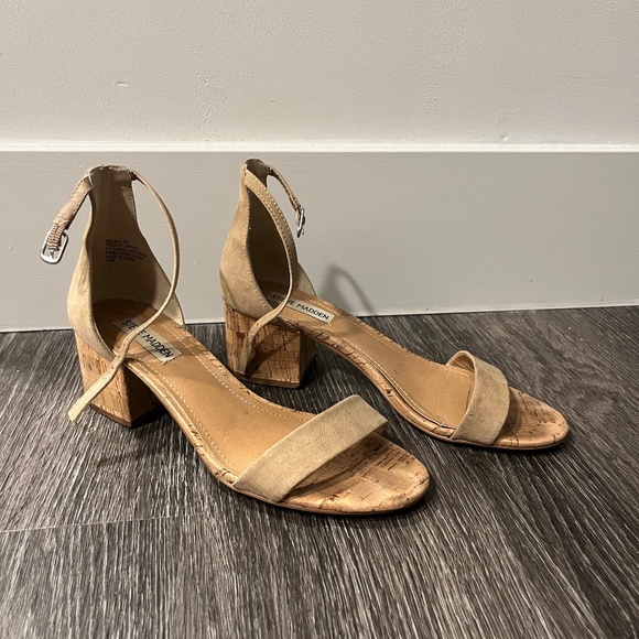 Open-Toed Block-Heel Steve Madden Heels - Picture 1 of 2